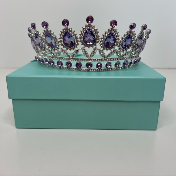 Kamirola Tiara Silver and Purple New in Box - Picture 1 of 4